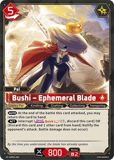 Bushi – Ephemeral Blade card art