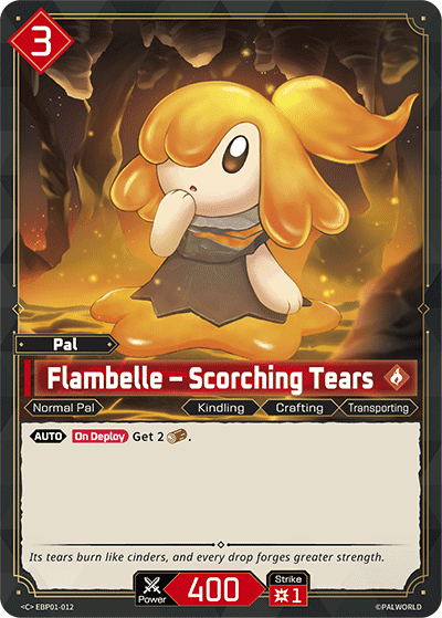 Flambelle – Scorching Tears card art