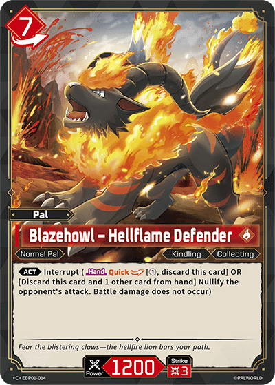 Blazehowl – Hellflame Defender card art