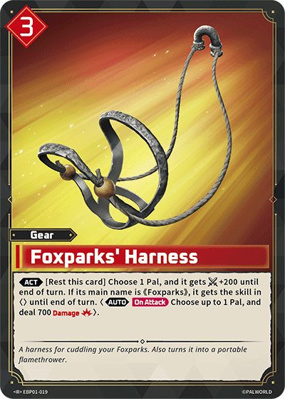 Foxparks' Harness card art