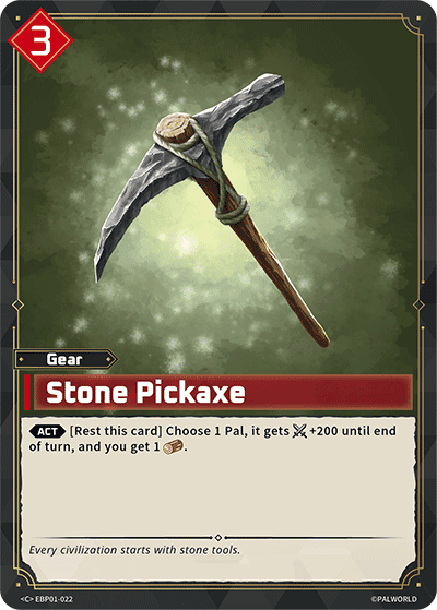 Stone Pickaxe card art