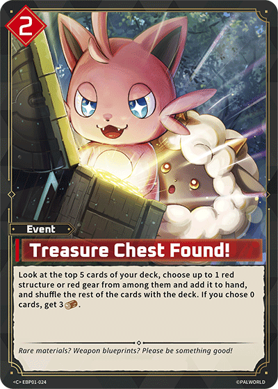 Treasure Chest Found! card art