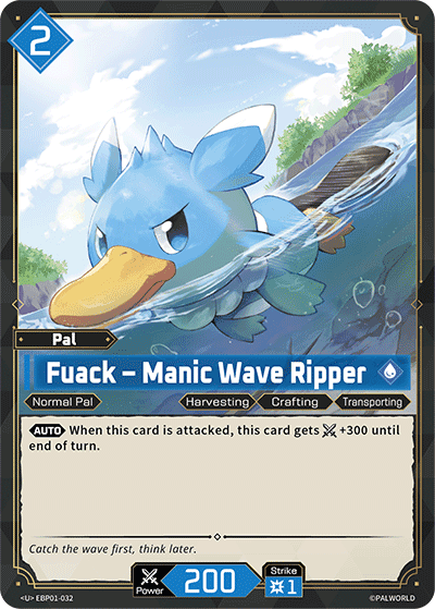 Fuack – Manic Wave Ripper card art