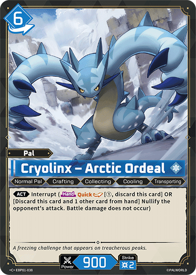 Cryolinx – Arctic Ordeal card art