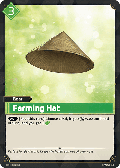 Farming Hat card art