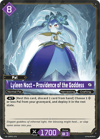 Lyleen Noct – Providence of the Goddess card art