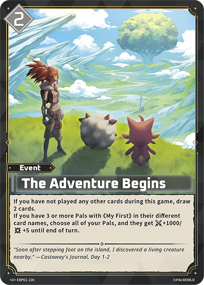 The Adventure Begins card art