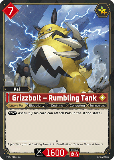 Grizzbolt – Rumbling Tank card art