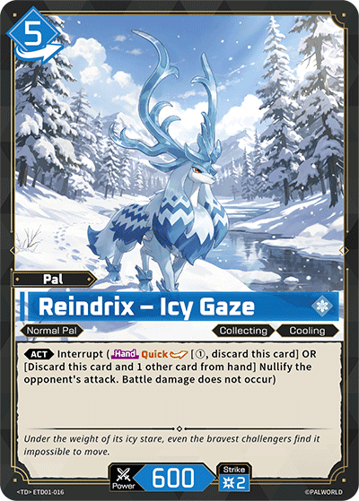 Reindrix – Icy Gaze card art