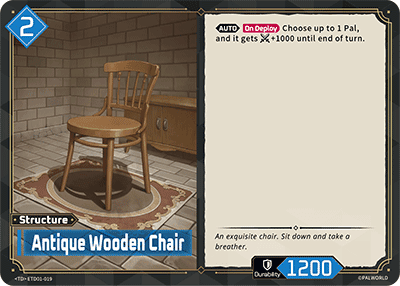 Antique Wooden Chair card art