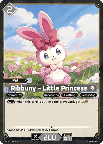 Ribbuny – Little Princess card art