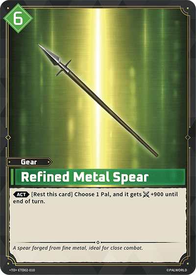 Refined Metal Spear card art