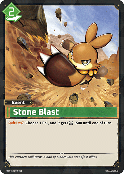 Stone Blast card art