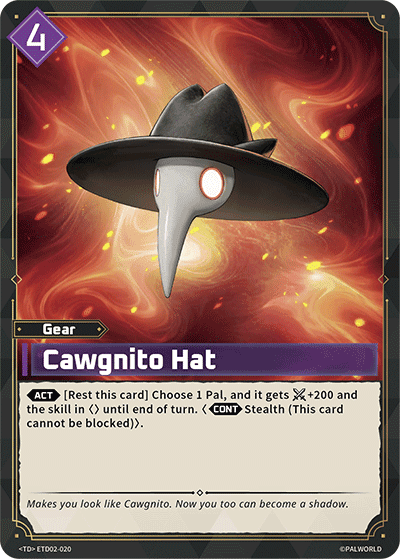 Cawgnito Hat card art