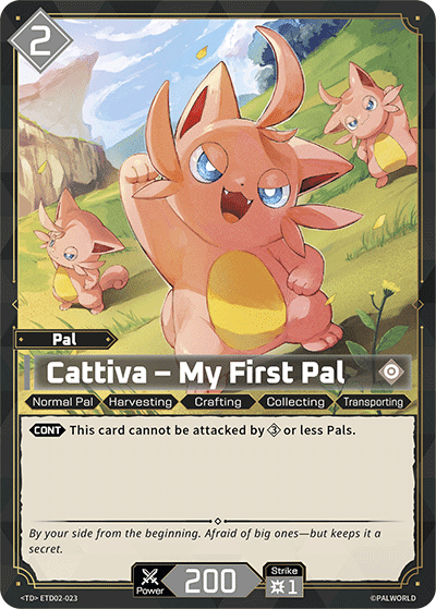 Cattiva – My First Pal card art