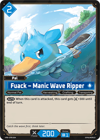 Fuack – Manic Wave Ripper card art