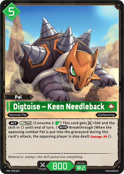 Digtoise – Keen Needleback card art