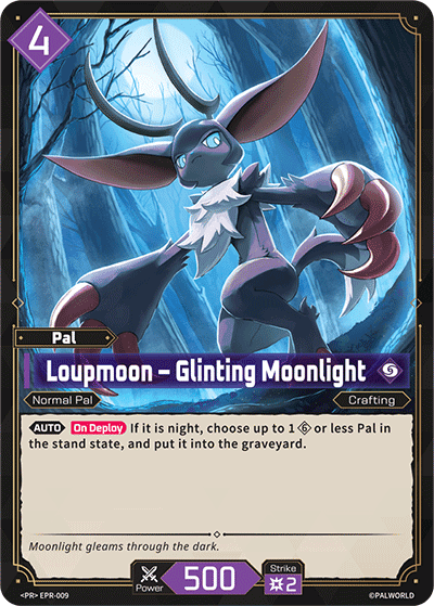 Loupmoon – Glinting Moonlight card art