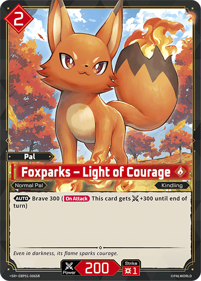 Foxparks – Light of Courage card art