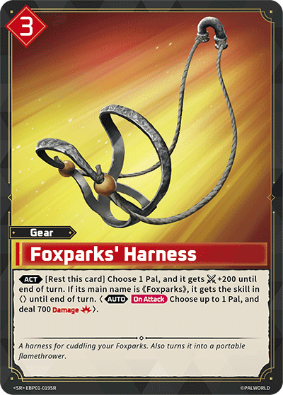 Foxparks' Harness card art