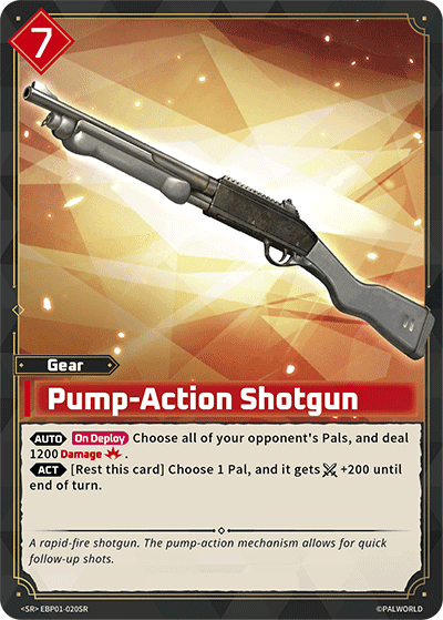 Pump-Action Shotgun card art