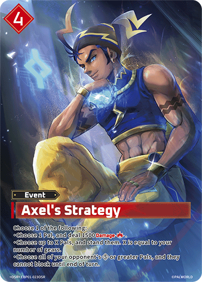 Axel's Strategy card art