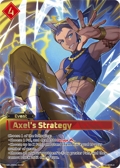 Axel's Strategy card art