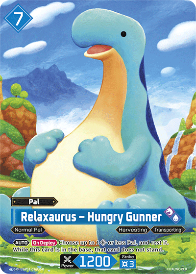 Relaxaurus – Hungry Gunner card art