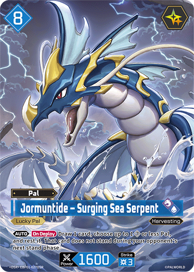 Jormuntide – Surging Sea Serpent card art