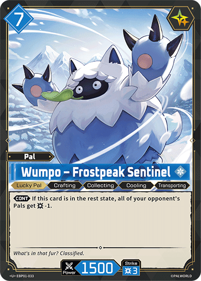 Wumpo – Frostpeak Sentinel card art