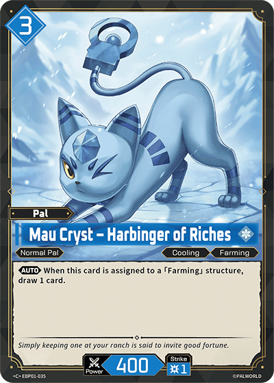 Mau Cryst – Harbinger of Riches card art