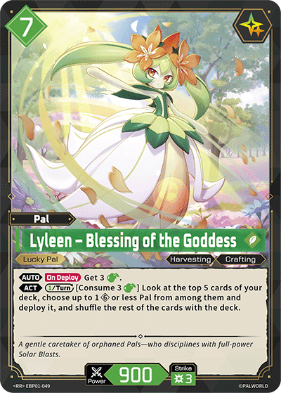 Lyleen – Blessing of the Goddess card art
