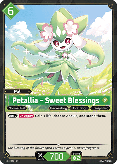 Petallia – Sweet Blessings card art