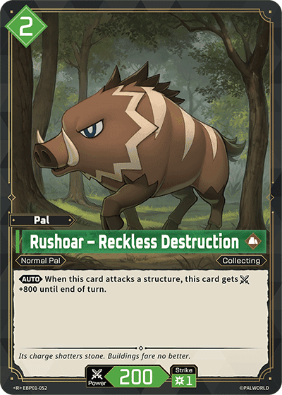 Rushoar – Reckless Destruction card art
