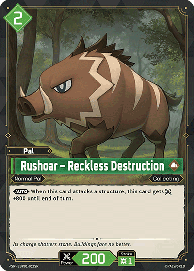 Rushoar – Reckless Destruction card art
