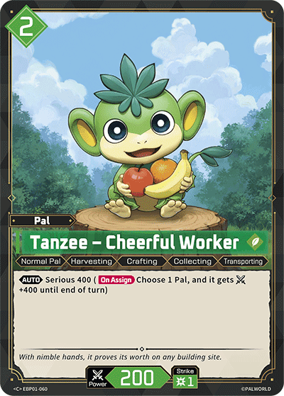 Tanzee – Cheerful Worker card art
