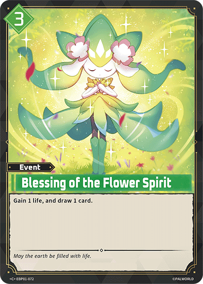 Blessing of the Flower Spirit card art