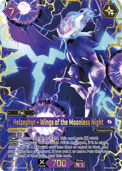 Helzephyr – Wings of the Moonless Night card art