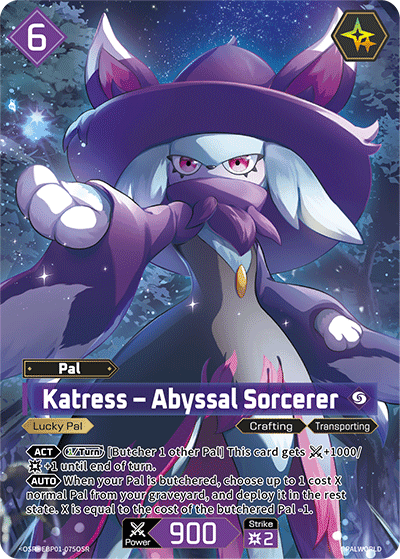 Katress – Abyssal Sorcerer card art