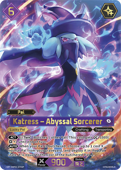 Katress – Abyssal Sorcerer card art