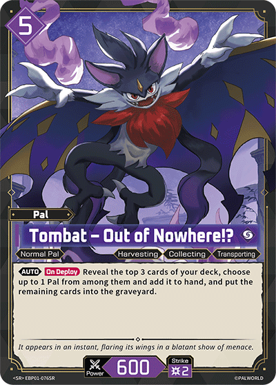 Tombat – Out of Nowhere!? card art