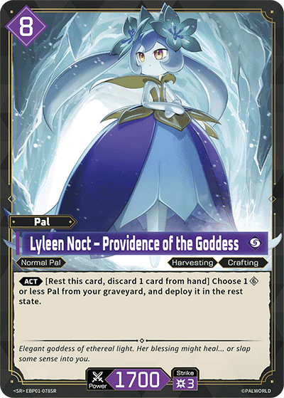 Lyleen Noct – Providence of the Goddess card art