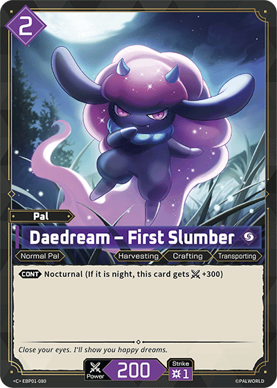 Daedream – First Slumber card art