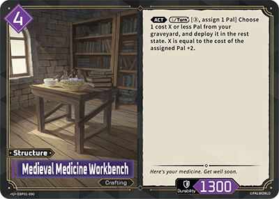 Medieval Medicine Workbench card art