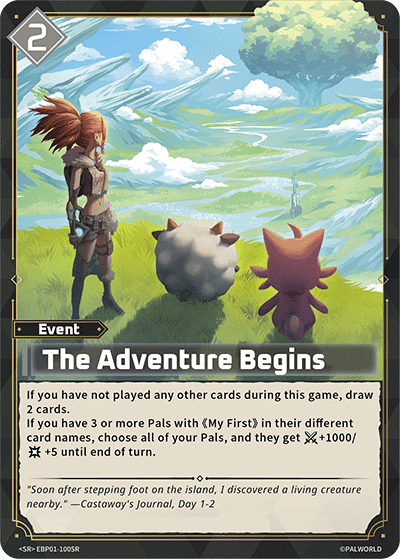 The Adventure Begins card art
