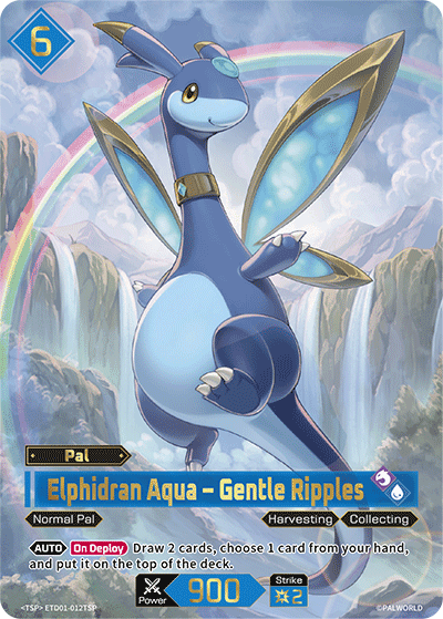 Elphidran Aqua – Gentle Ripples card art