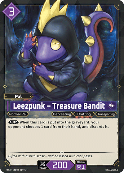 Leezpunk – Treasure Bandit card art
